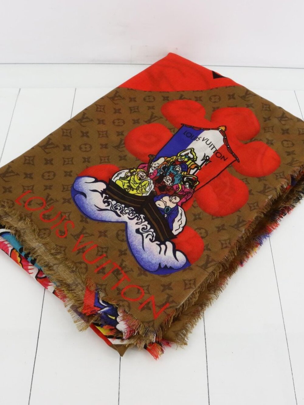 LV x Kansai Yamamoto Kabuki Stole / Scarf